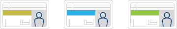 3種類の免許証の色